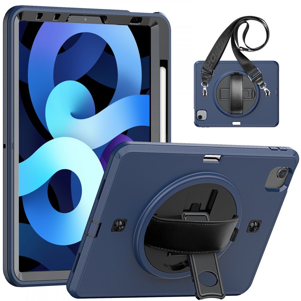 CLZ192 İpad Pro 11 (2020) Kılıf Strap-c Otterbox Tablet Kapak - Ürün Rengi : Mavi