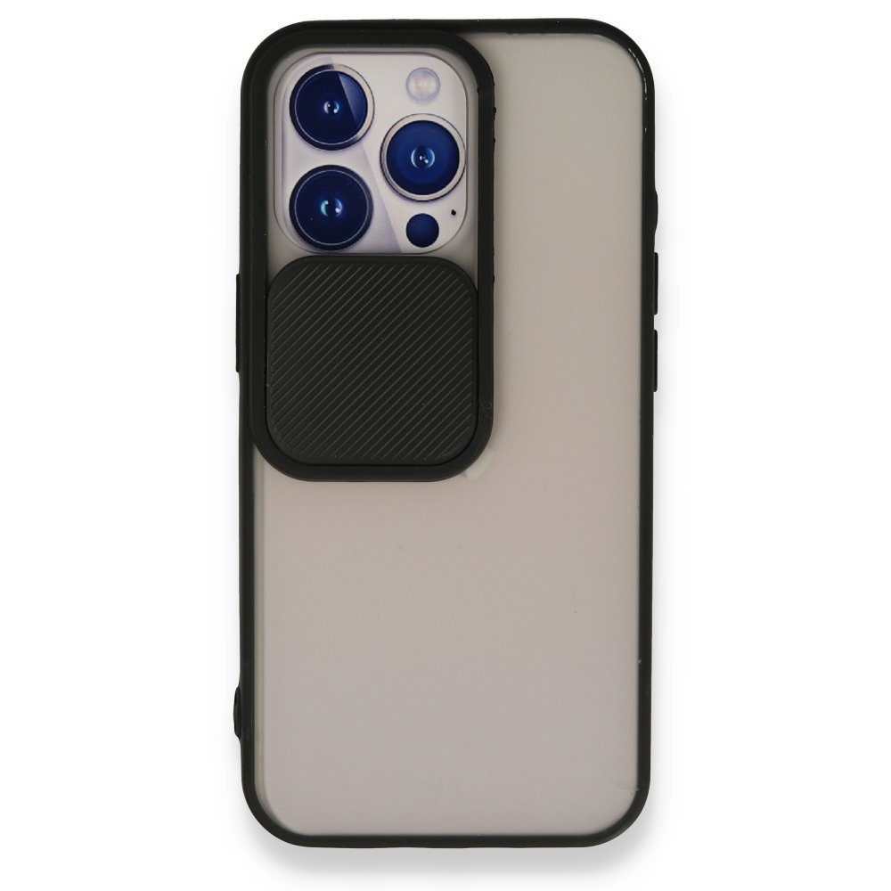 CLZ942 İphone 13 Pro Kılıf Palm Buzlu Kamera Sürgülü Silikon - Ürün Rengi : Sarı