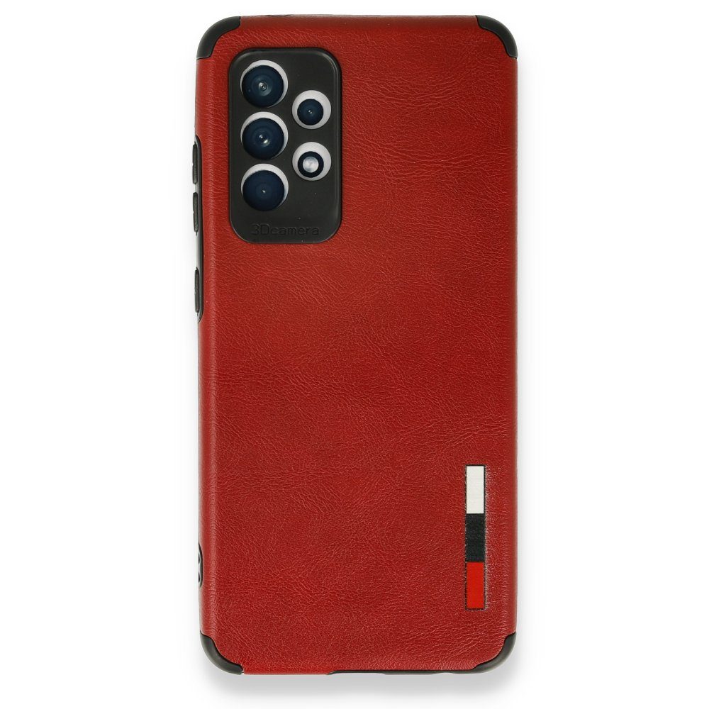 CLZ942 Samsung Galaxy A52s Kılıf Loop Deri Silikon - Ürün Rengi : Kırmızı