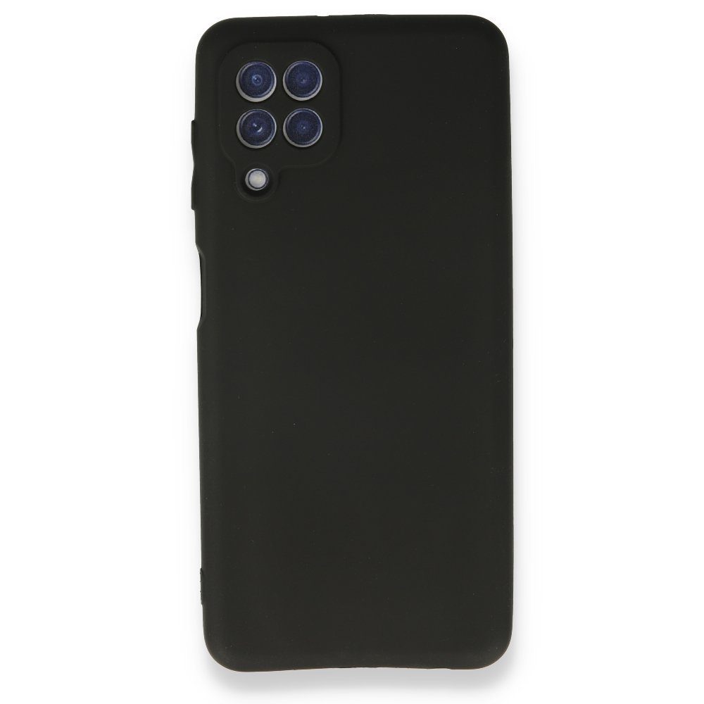 CLZ942 Samsung Galaxy M22 Kılıf First Silikon - Ürün Rengi : Siyah