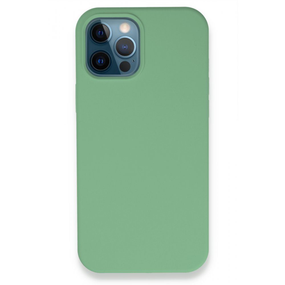 CLZ942 İphone 12 Pro Max Kılıf Lansman Legant Silikon - Ürün Rengi : Açık Mavi