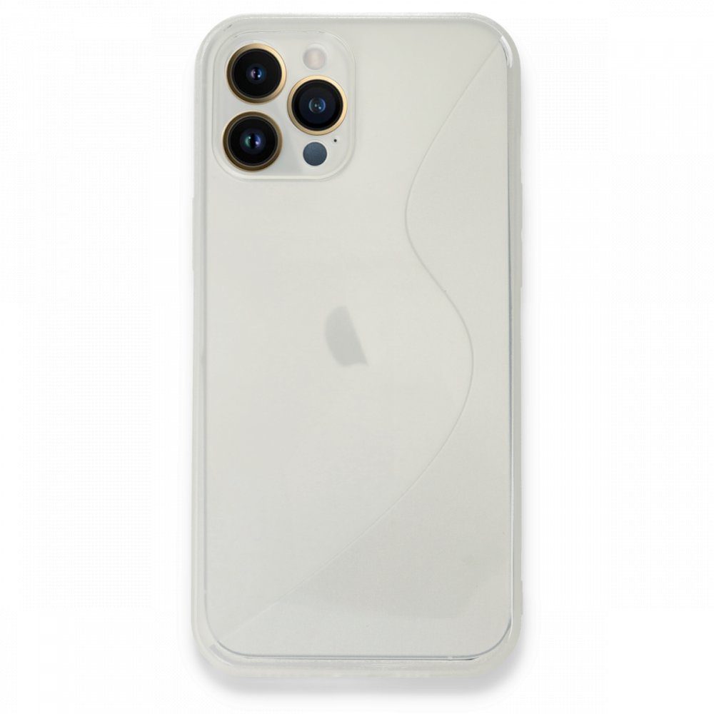 CLZ942 İphone 13 Pro Kılıf S Silikon - Ürün Rengi : Gri