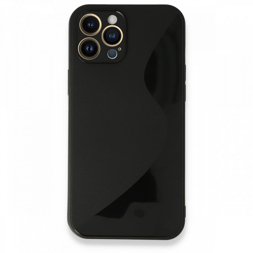 CLZ942 İphone 13 Pro Max Kılıf S Silikon - Ürün Rengi : Siyah