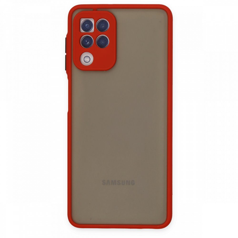 CLZ942 Samsung Galaxy A22 Kılıf Montreal Silikon Kapak - Ürün Rengi : Lacivert