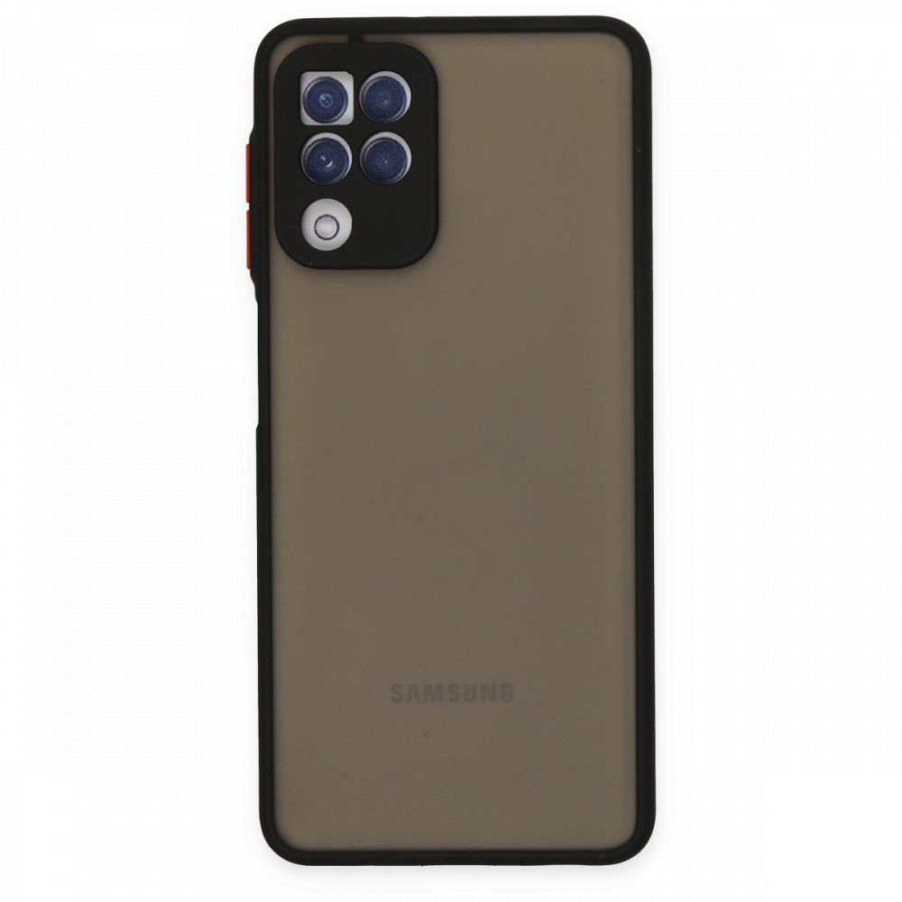 CLZ942 Samsung Galaxy M22 Kılıf Montreal Silikon Kapak - Ürün Rengi : Siyah