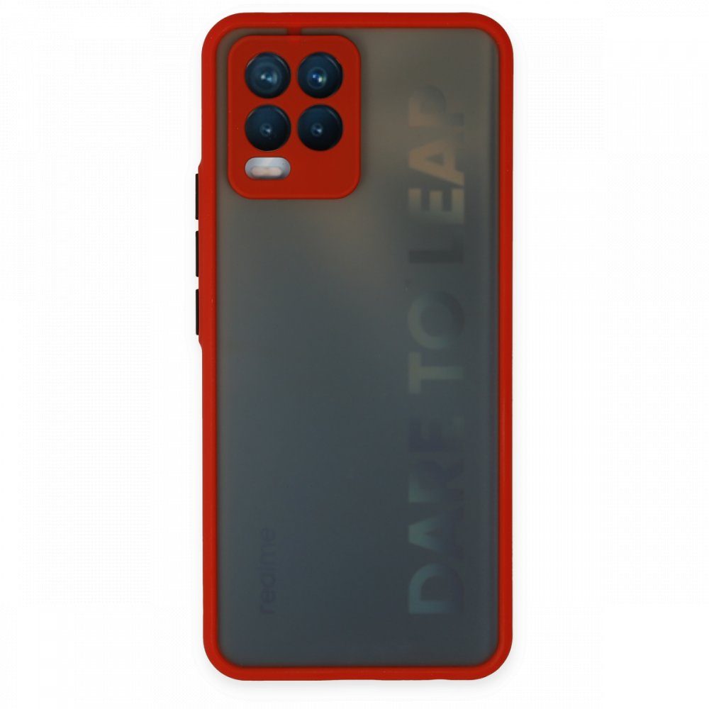 CLZ942 Realme 8 Pro Kılıf Montreal Silikon Kapak - Ürün Rengi : Kırmızı