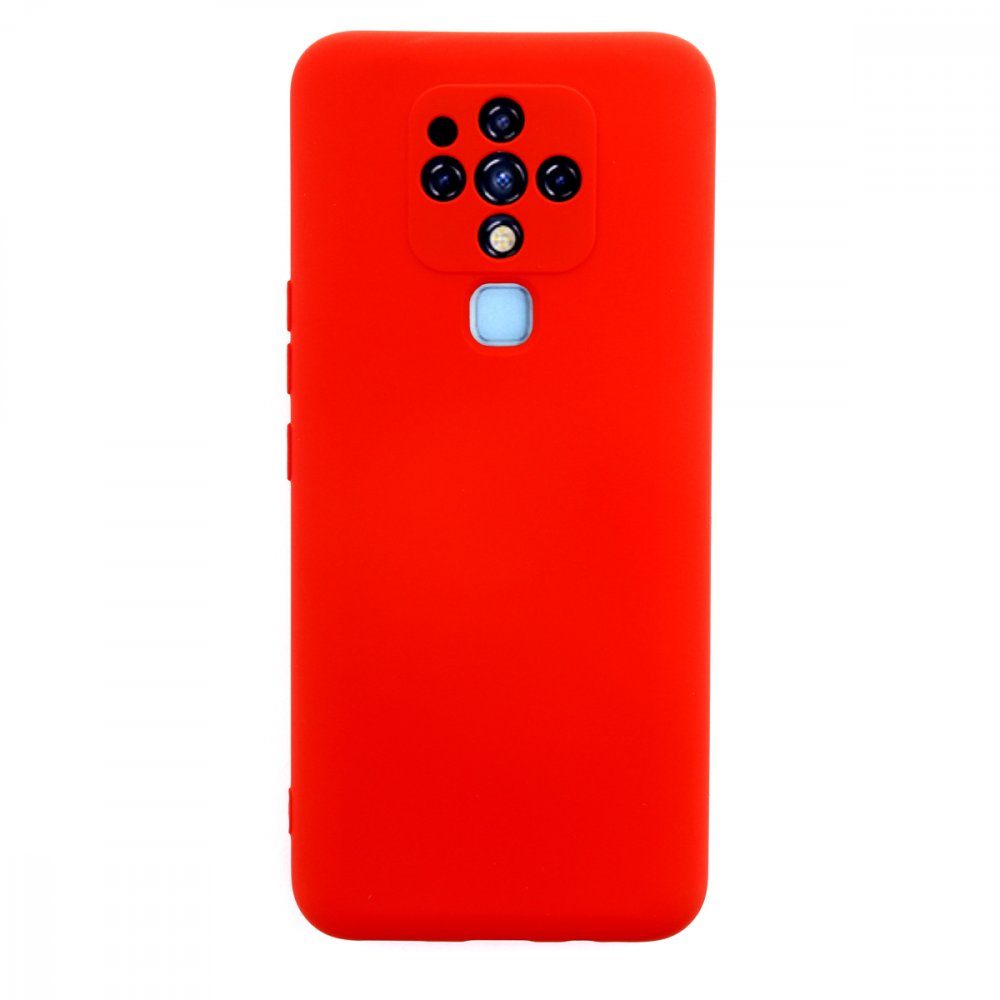 CLZ942 Tecno Camon 16 Kılıf Nano İçi Kadife  Silikon - Ürün Rengi : Kırmızı