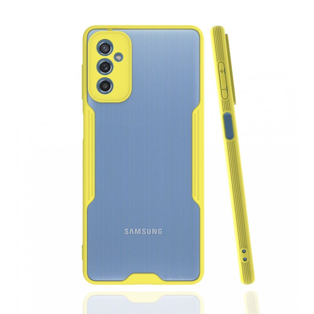CLZ942 Samsung Galaxy M52 5g Kılıf Platin Silikon - Ürün Rengi : Yeşil