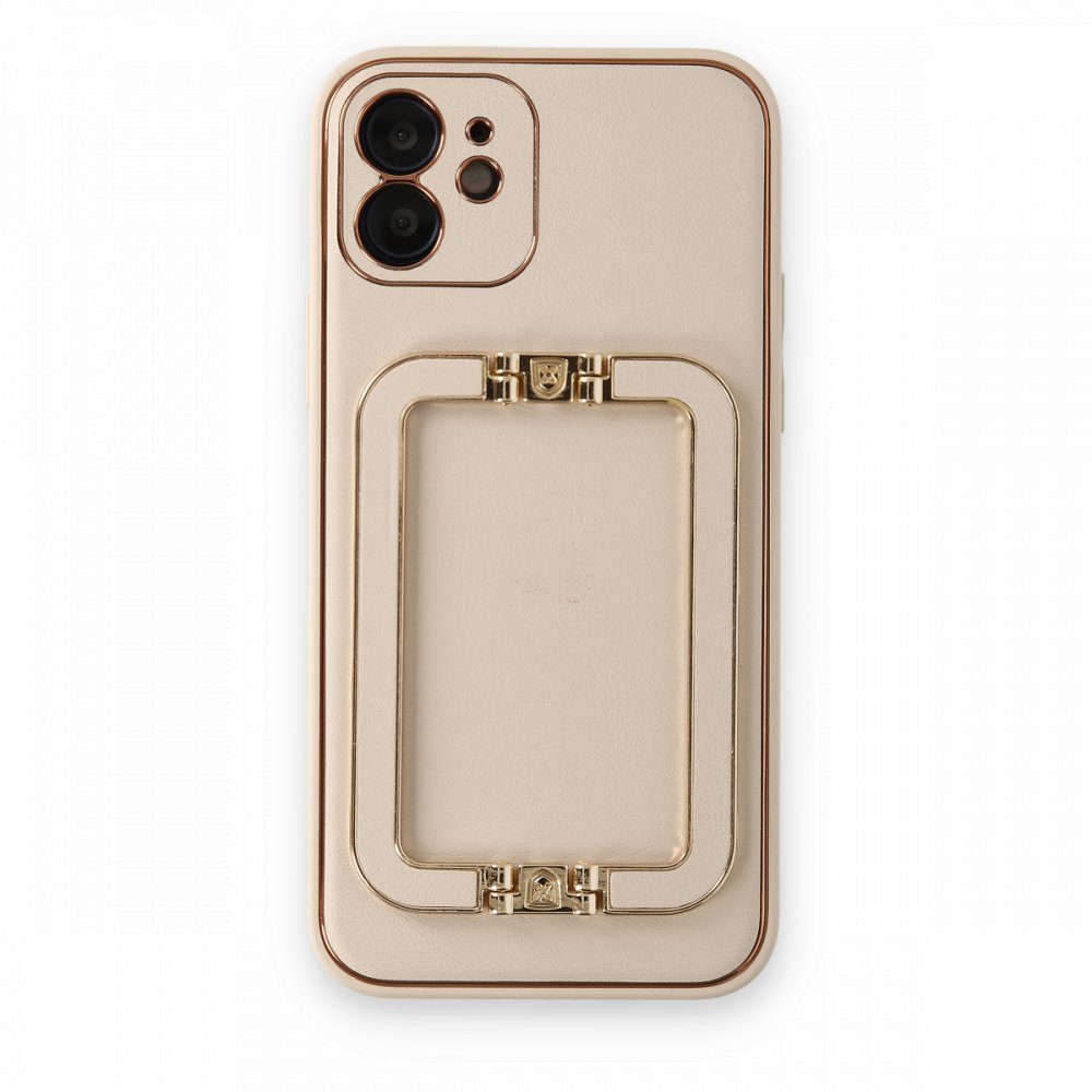 CLZ942 İphone 12 Kılıf Coco Elit Kapak - Ürün Rengi : Gold
