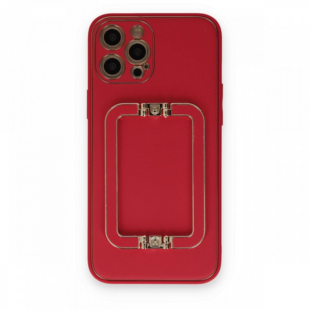 CLZ942 İphone 12 Pro Kılıf Coco Elit Kapak - Ürün Rengi : Kırmızı