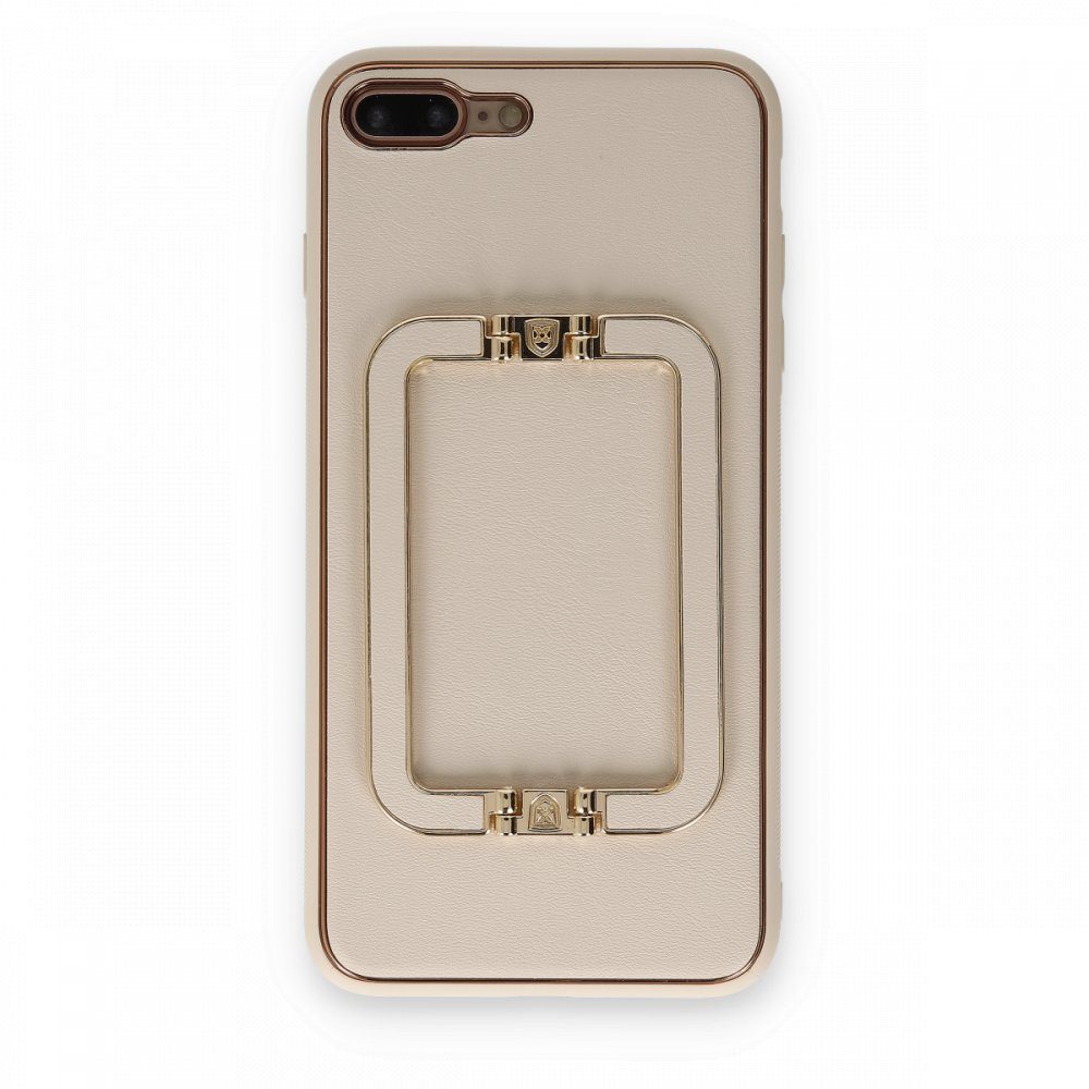 CLZ942 İphone 8 Plus Kılıf Coco Elit Kapak - Ürün Rengi : Gold
