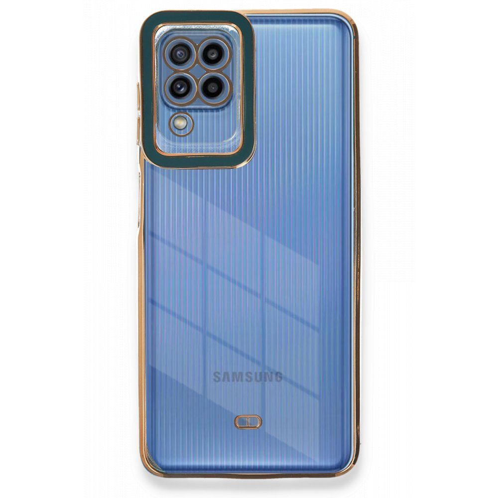 CLZ942 Samsung Galaxy M32 Kılıf Liva Lens Silikon - Ürün Rengi : Siyah