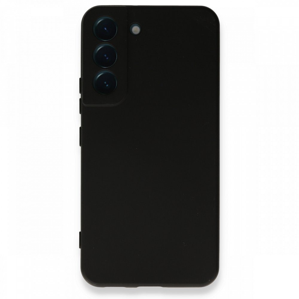 CLZ942 Samsung Galaxy S22 Plus Kılıf Nano İçi Kadife  Silikon - Ürün Rengi : Siyah