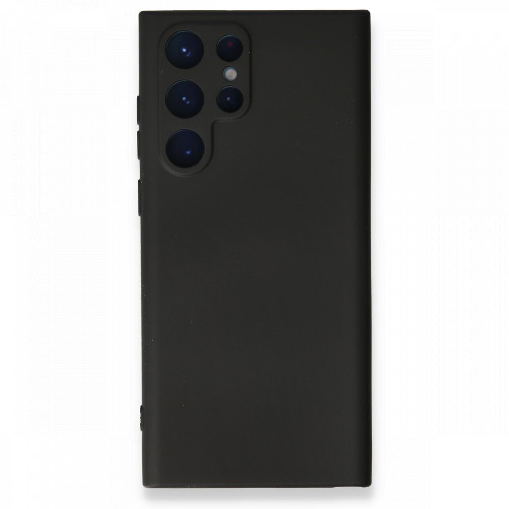 CLZ942 Samsung Galaxy S22 Ultra Kılıf Nano İçi Kadife  Silikon - Ürün Rengi : Turuncu