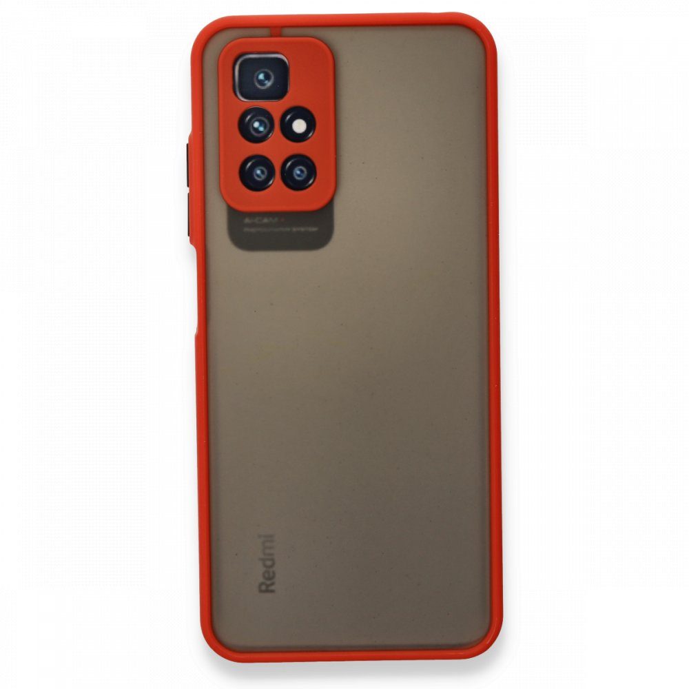 CLZ942 Xiaomi Redmi 10 Kılıf Montreal Silikon Kapak - Ürün Rengi : Kırmızı