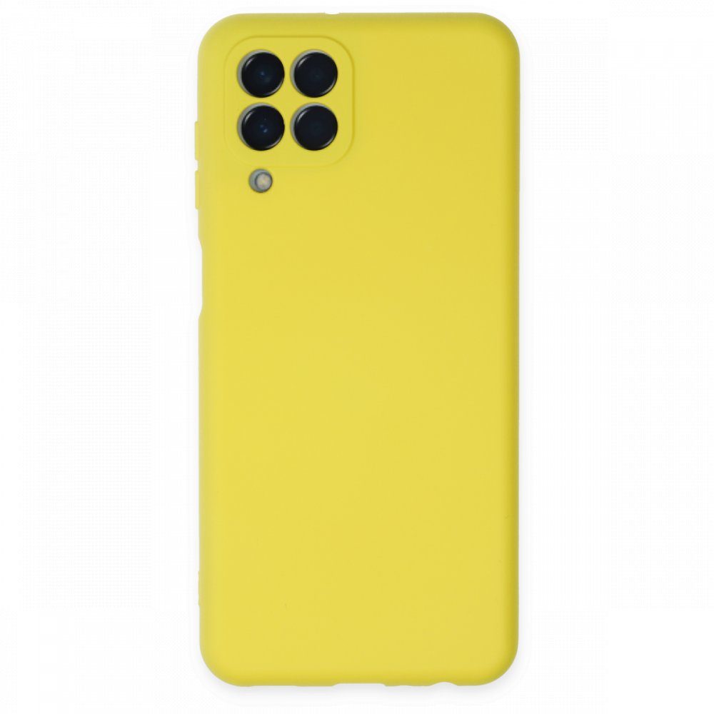 CLZ942 Samsung Galaxy M33 Kılıf Nano İçi Kadife  Silikon - Ürün Rengi : Sarı