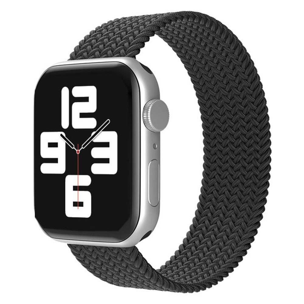 CLZ942 Apple Watch 40mm Ayarlı Solo Silikon Kordon - Ürün Rengi : Siyah