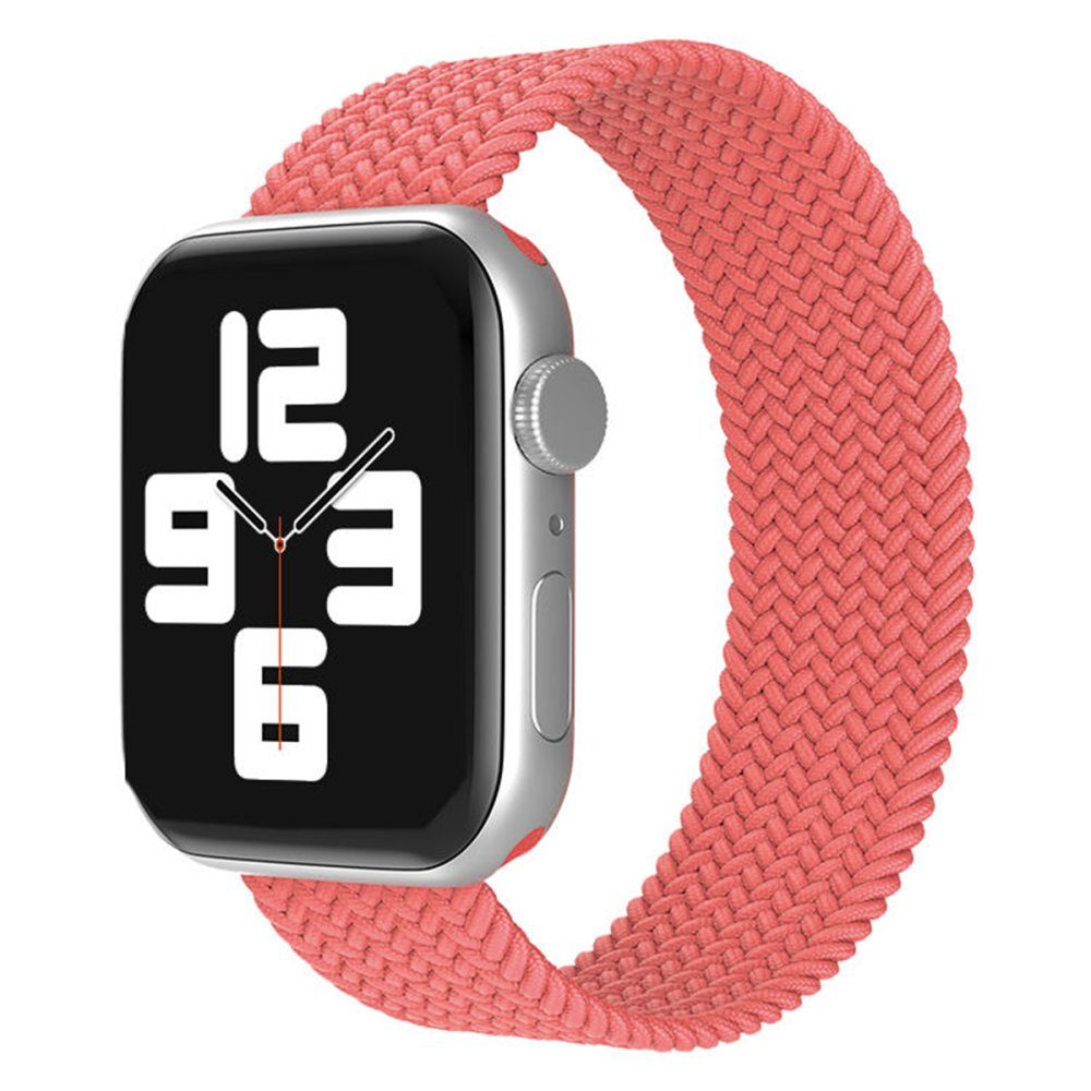 CLZ942 Apple Watch 42mm Ayarlı Solo Silikon Kordon - Ürün Rengi : Kırmızı