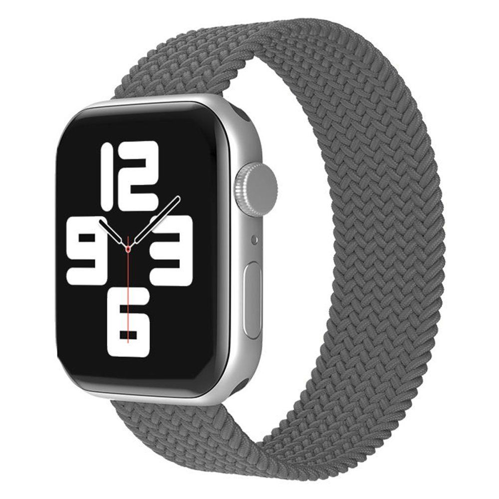 CLZ942 Apple Watch 42mm Ayarlı Solo Silikon Kordon - Ürün Rengi : Siyah