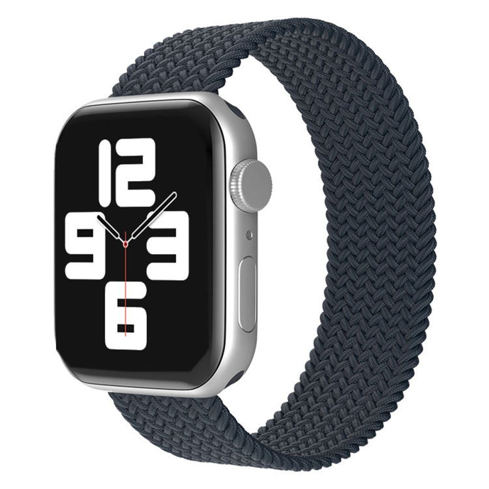 CLZ942 Apple Watch 42mm Ayarlı Solo Silikon Kordon - Ürün Rengi : Siyah
