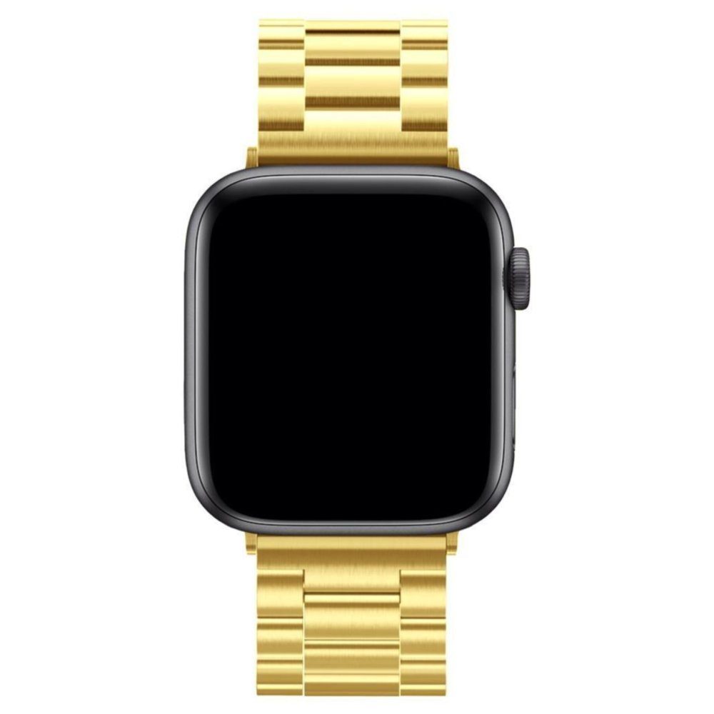 CLZ942 Apple Watch 42mm Metal Baklalı Kordon - Ürün Rengi : Gold