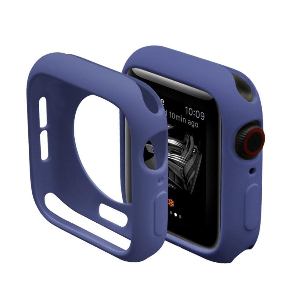 CLZ942 Apple Watch 38mm Silikon Alt Kasa - Ürün Rengi : Mavi