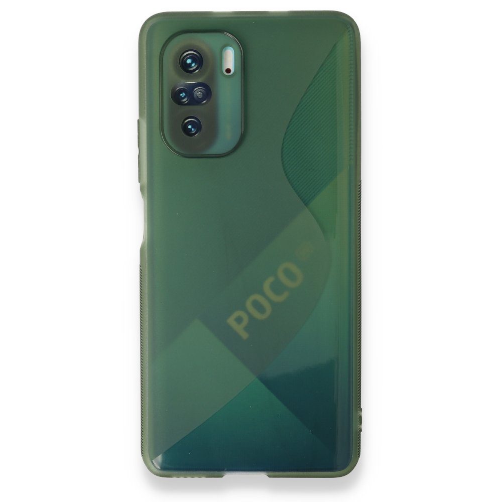 CLZ942 Xiaomi Poco F3 Kılıf S Silikon - Ürün Rengi : Yeşil