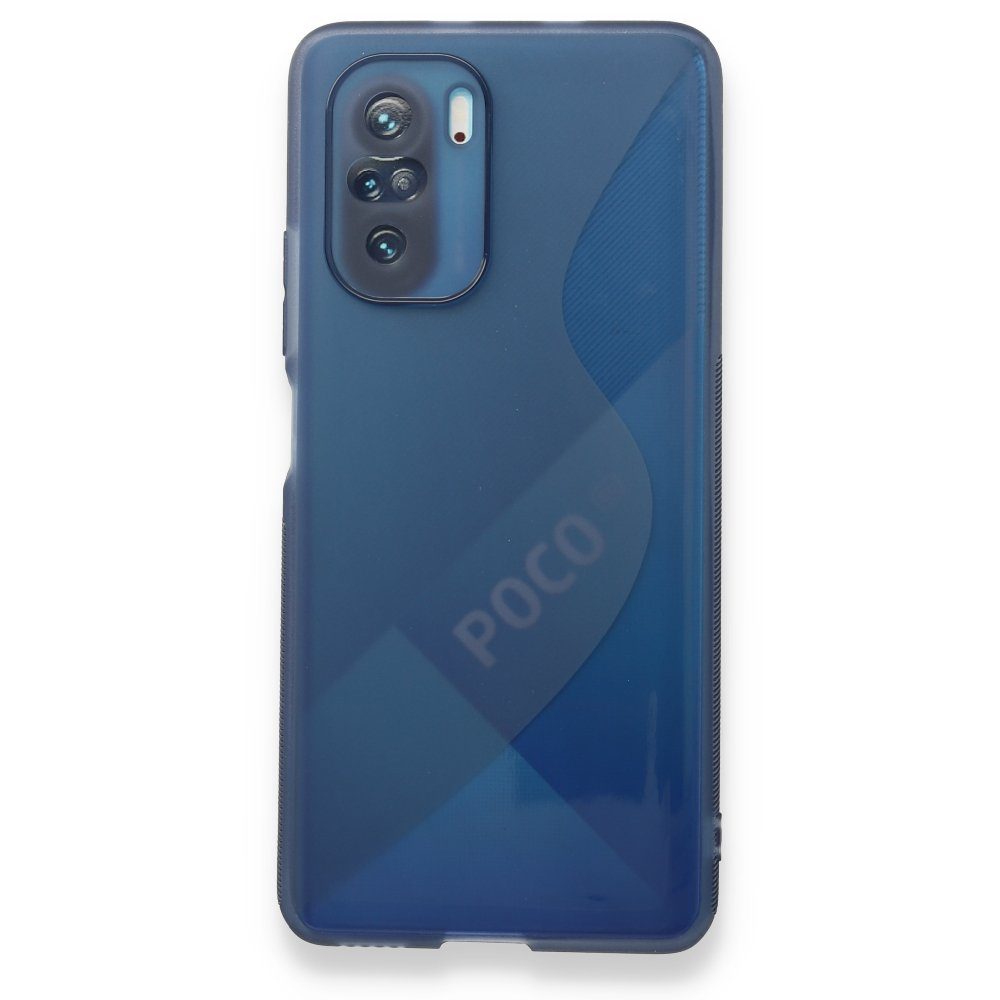 CLZ942 Xiaomi Poco F3 Kılıf S Silikon - Ürün Rengi : Mavi