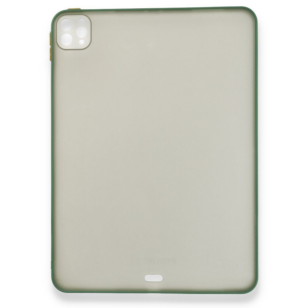 CLZ942 İpad Pro 11 (2018) Kılıf Tablet Montreal Silikon - Ürün Rengi : Yeşil