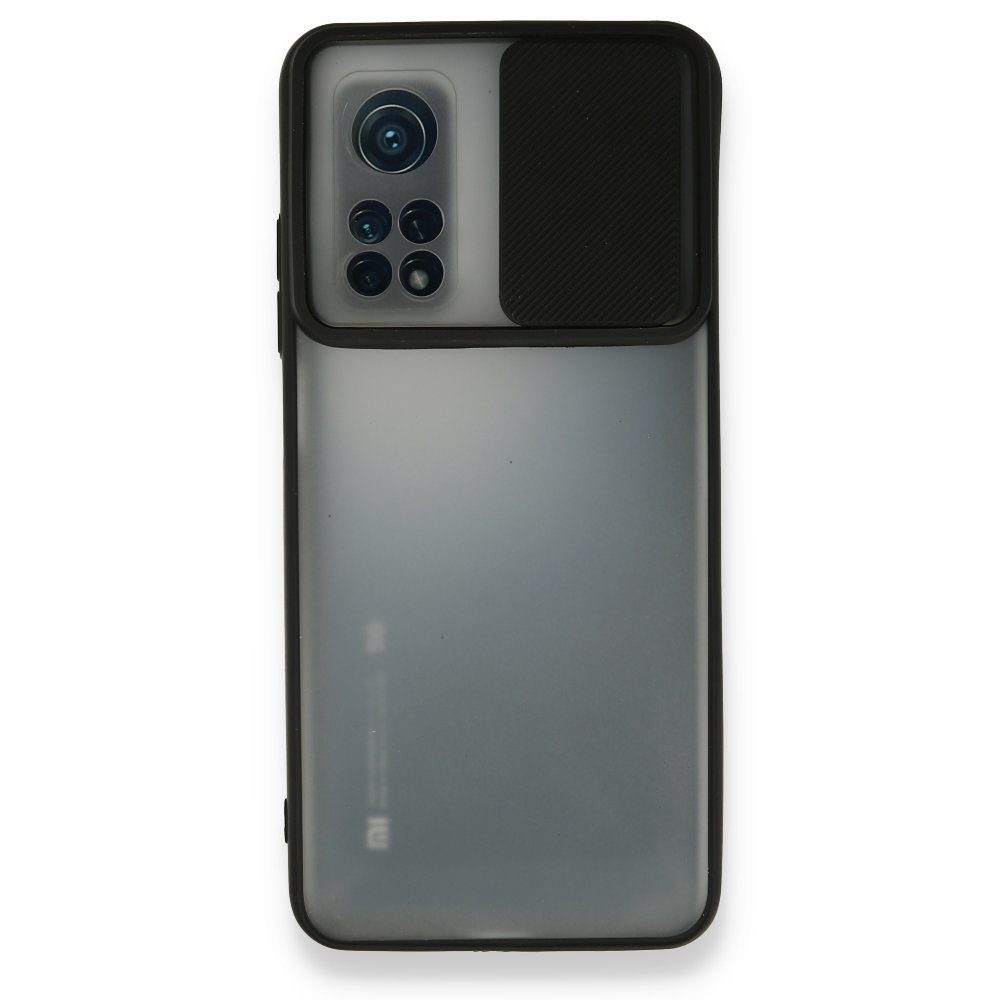 CLZ942 Xiaomi Mi 10t Pro Kılıf Palm Buzlu Kamera Sürgülü Silikon - Ürün Rengi : Yeşil