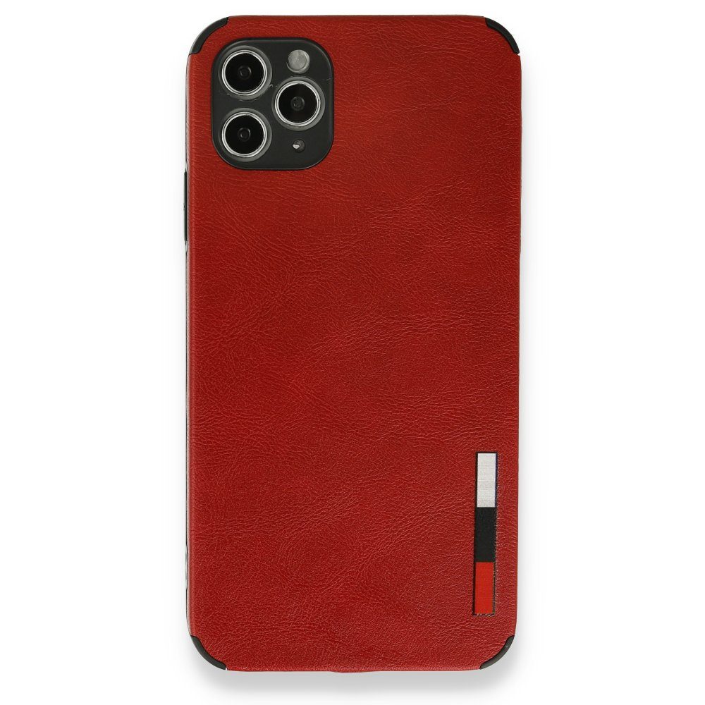 CLZ942 İphone 11 Pro Kılıf Loop Deri Silikon - Ürün Rengi : Kırmızı