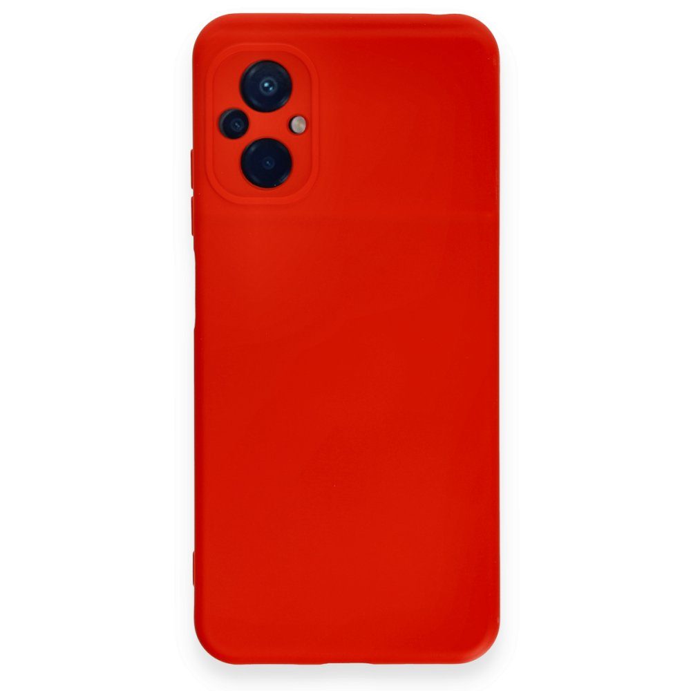 CLZ942 Xiaomi Poco M5 Kılıf Nano İçi Kadife  Silikon - Ürün Rengi : Pudra