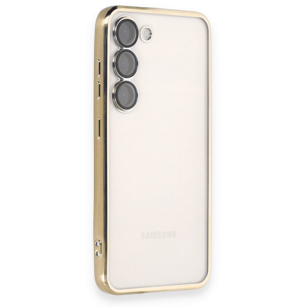 CLZ942 Samsung Galaxy S23 Plus Kılıf Razer Lensli Silikon - Ürün Rengi : Açık Mavi