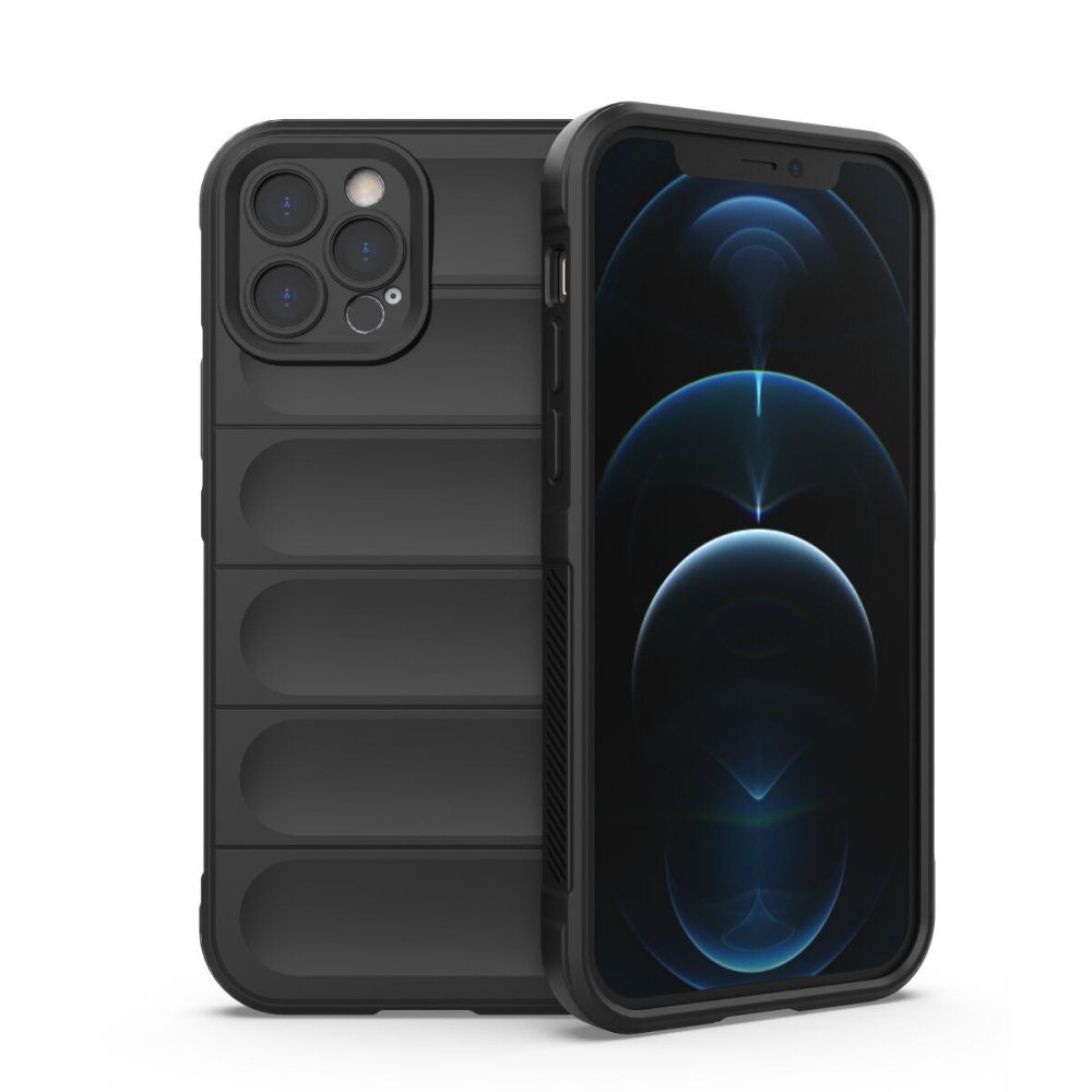 CLZ942 İphone 12 Pro Kılıf Optimum Silikon - Ürün Rengi : Siyah