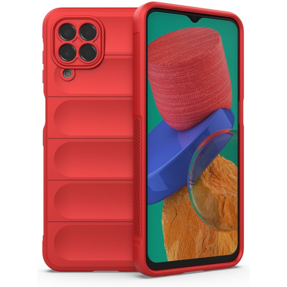 CLZ942 Samsung Galaxy M33 Kılıf Optimum Silikon - Ürün Rengi : Kırmızı
