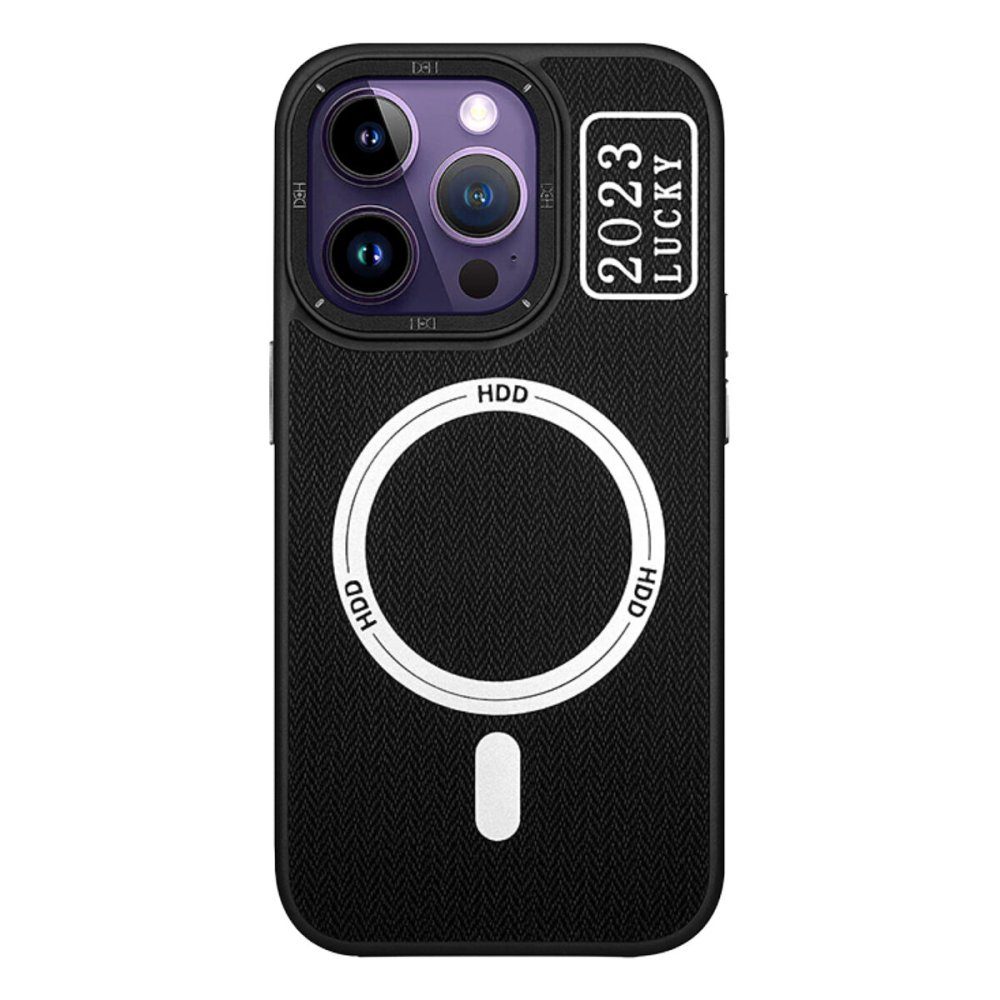 CLZ942 İphone 13 Pro Kılıf Hbc-157 Granada Magneticsafe Kapak - Ürün Rengi : Siyah