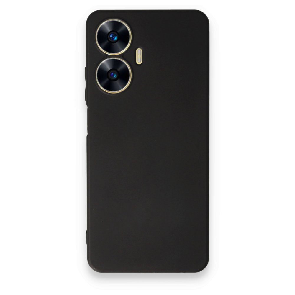 CLZ942 Realme C55 Kılıf First Silikon - Ürün Rengi : Siyah