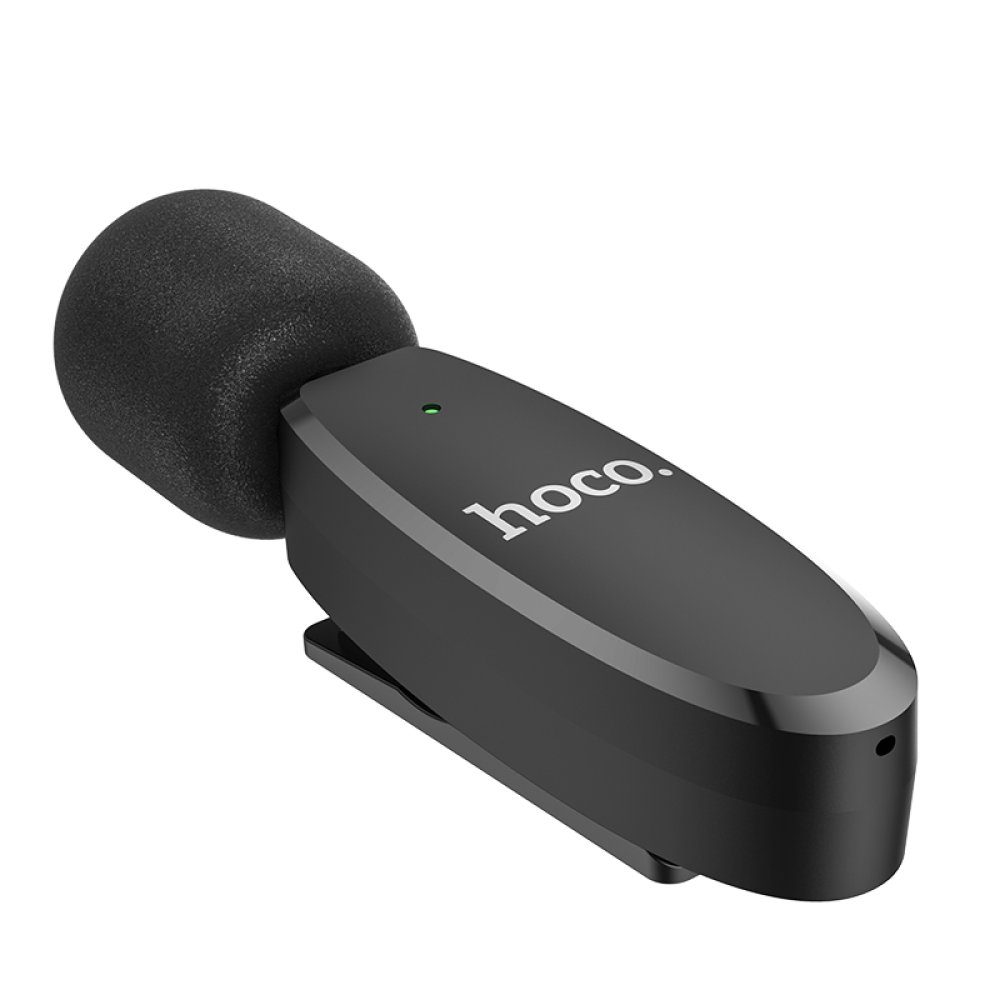 CLZ942 Hoco L15 Type-c Kablosuz Dijital Yaka Mikrofonu - Ürün Rengi : Siyah