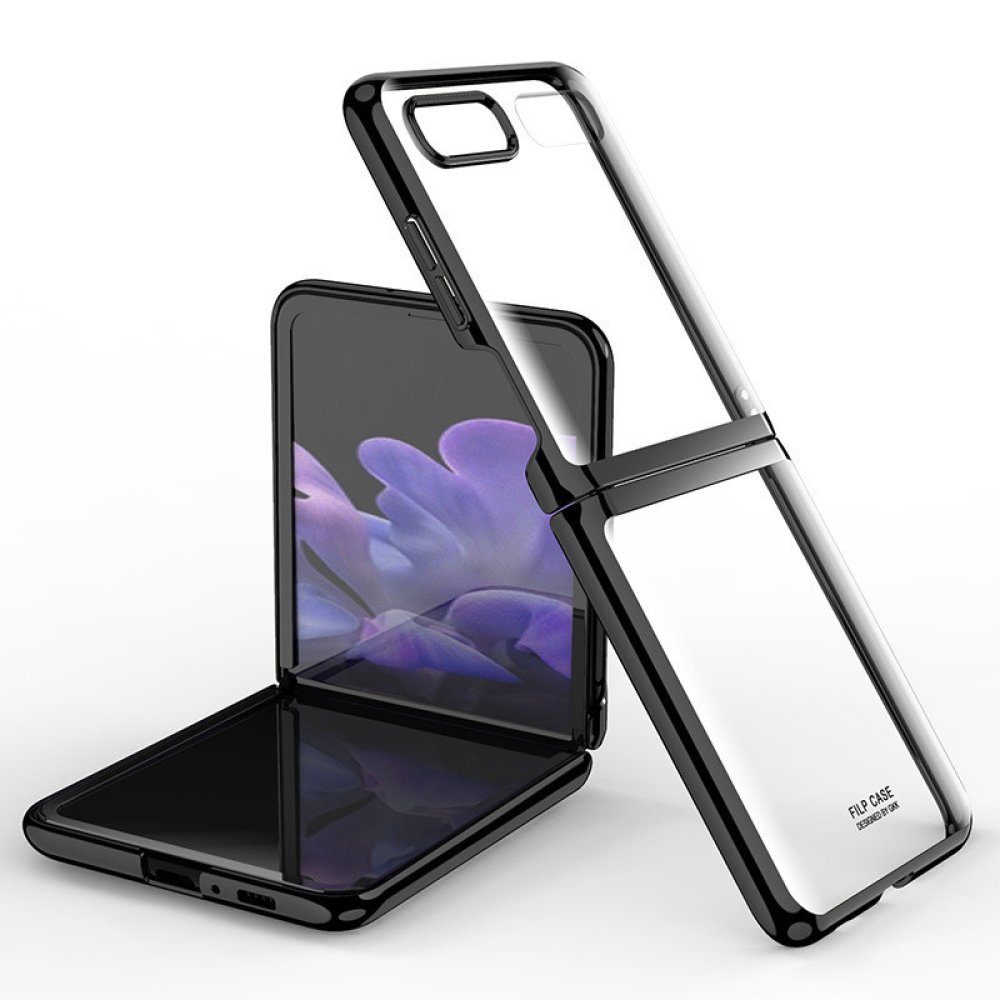 CLZ942 Samsung Galaxy Z Flip 3 Kılıf Fold Element Kapak - Ürün Rengi : Siyah