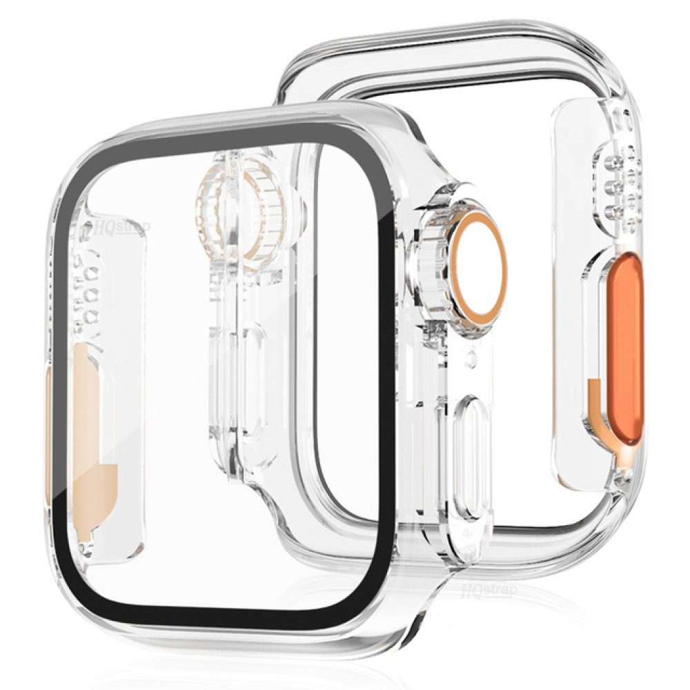CLZ942 Apple Watch 40mm Watch 49mm Kasa Dönüştürücü Ve Ekran Koruyucu - Ürün Rengi : Gümüş