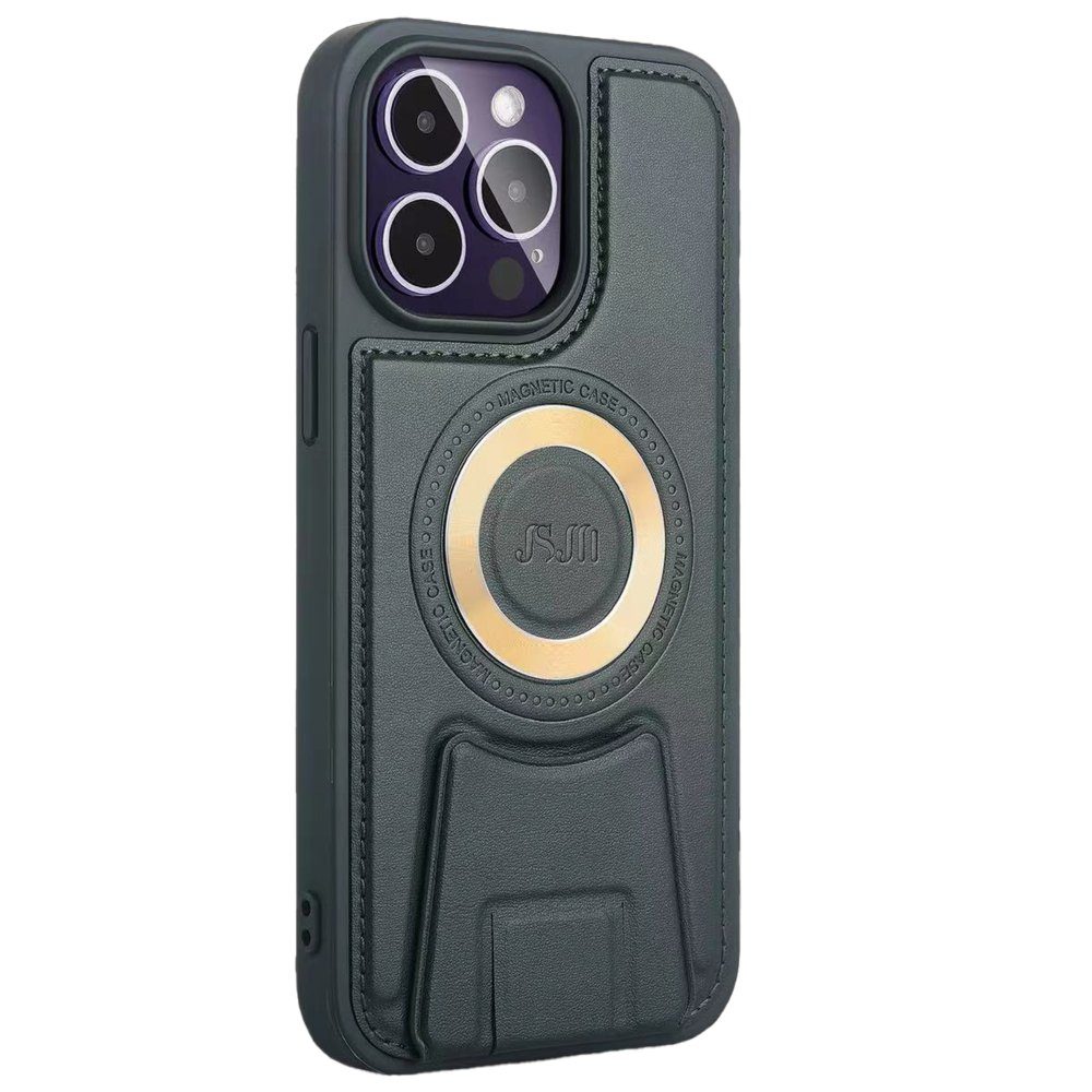 CLZ942 İphone 13 Pro Max Kılıf Merkür Magneticsafe Standlı Kapak - Ürün Rengi : Derin Mor