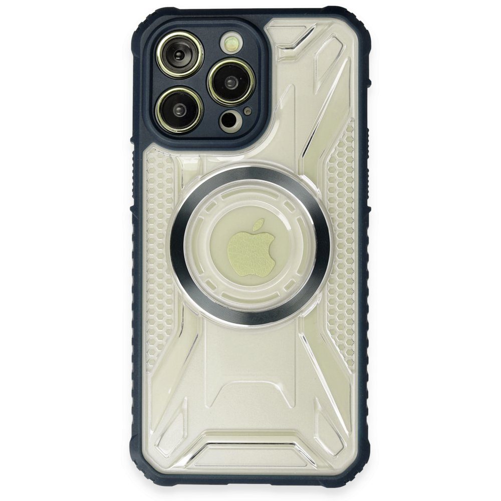 CLZ942 İphone 14 Pro Max Kılıf Prag Magneticsafe Kapak - Ürün Rengi : Derin Mor