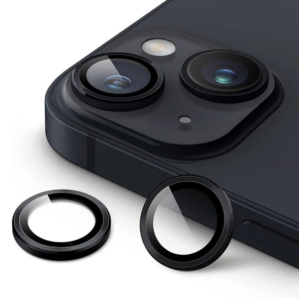 CLZ942 İphone 14 Plus Valdez Metal Kamera Lens - Ürün Rengi : Siyah