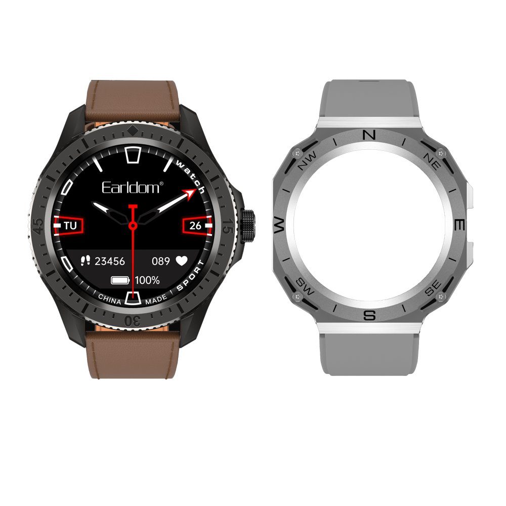 CLZ942 Earldom Sw3 Akıllı Saat - Ürün Rengi : Gümüş