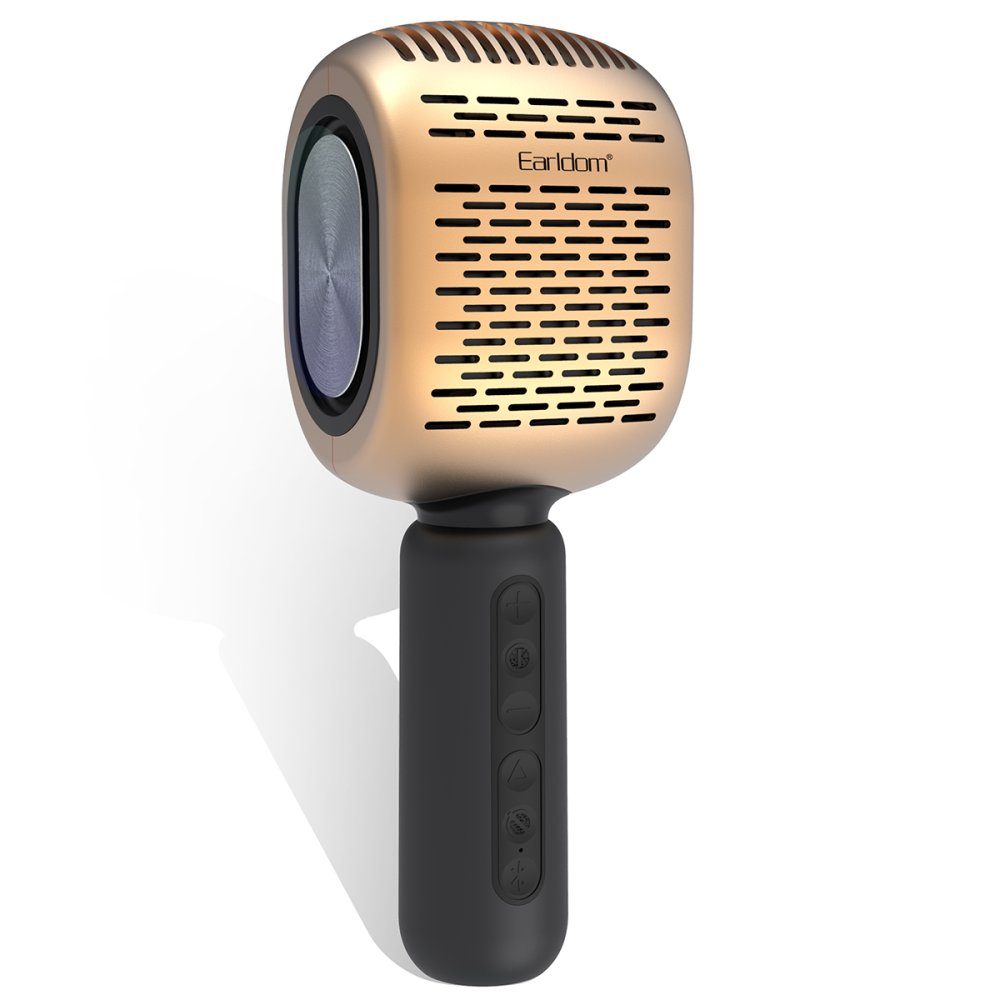 CLZ942 Earldom Mc5 Karaoke Mikrofon - Ürün Rengi : Gold