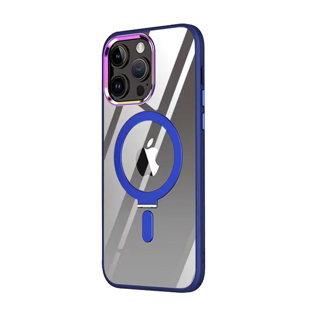 CLZ942 İphone 12 Pro Kılıf Mudo Magneticsafe Standlı Kapak - Ürün Rengi : Sierra Blue