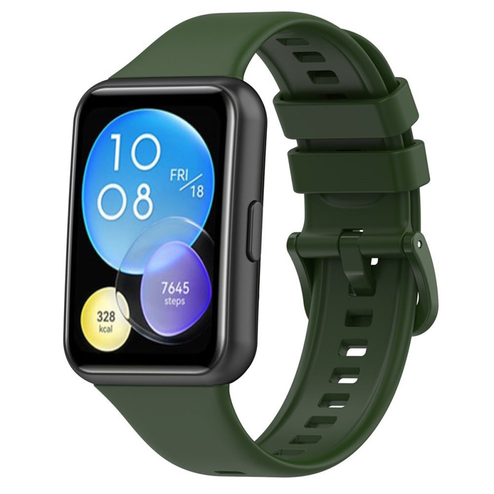 CLZ942 Huawei Watch Fit 2 Klasik Kordon - Ürün Rengi : Haki Yeşil