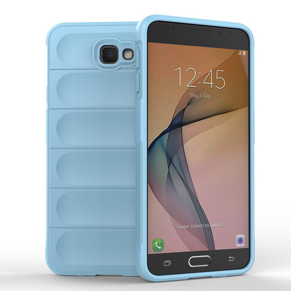CLZ942 Samsung Galaxy J7 Prime Kılıf Optimum Silikon - Ürün Rengi : Sky Blue