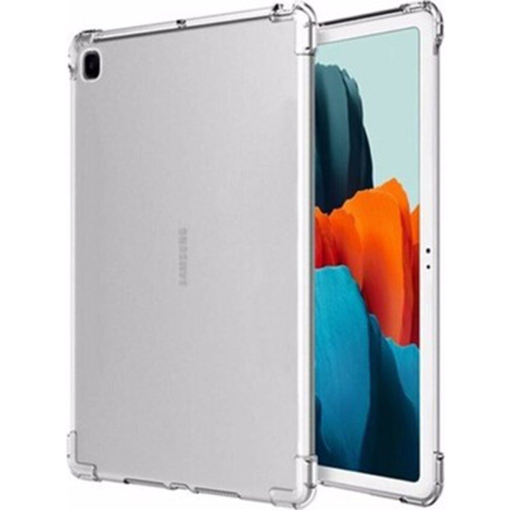 CLZ942 Samsung Galaxy P610 Tab S6 Lite 10.4 Kılıf Anti  Tablet Silikon - Ürün Rengi : Şeffaf