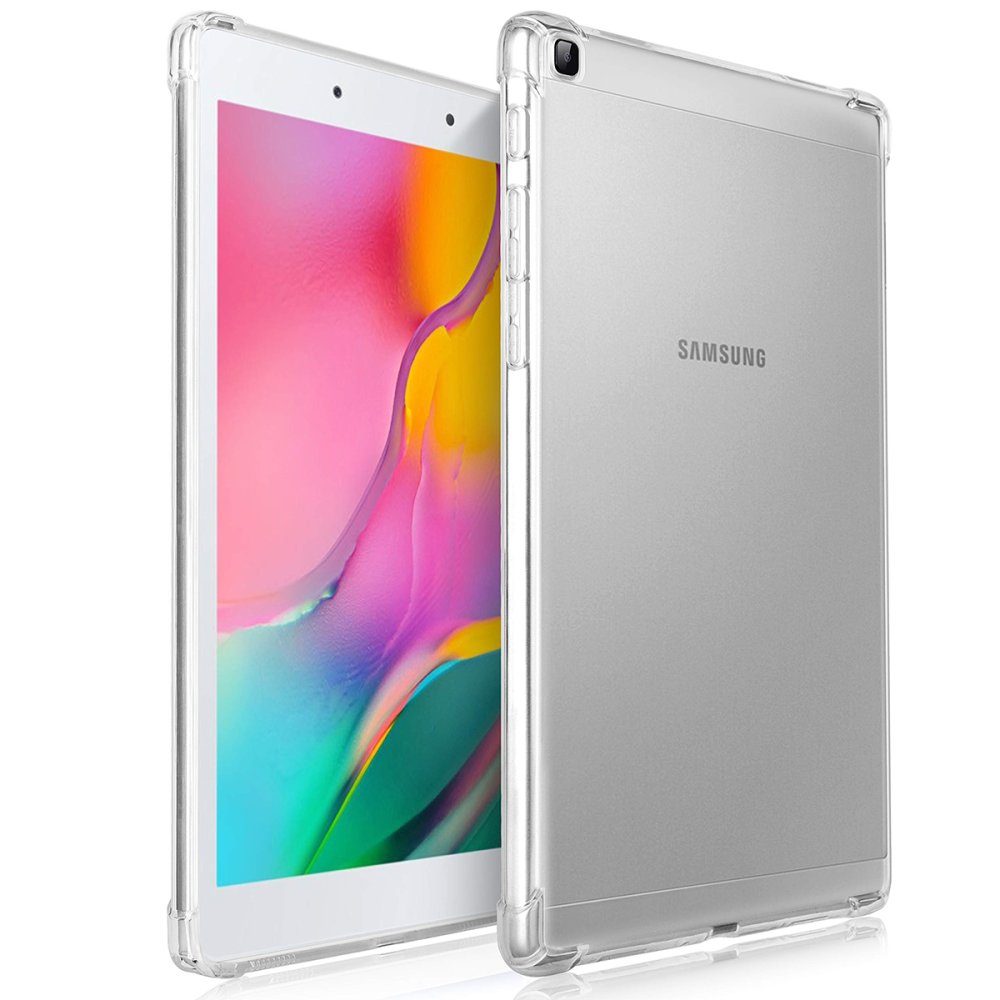 CLZ942 Samsung Galaxy T290 Tab A 8 Kılıf Anti  Tablet Silikon - Ürün Rengi : Şeffaf